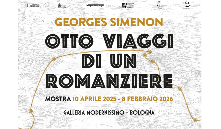 Georges Simenon osserva la Darsena. Milano, 1957 © Mondadori Portfolio/Mario Carrieri